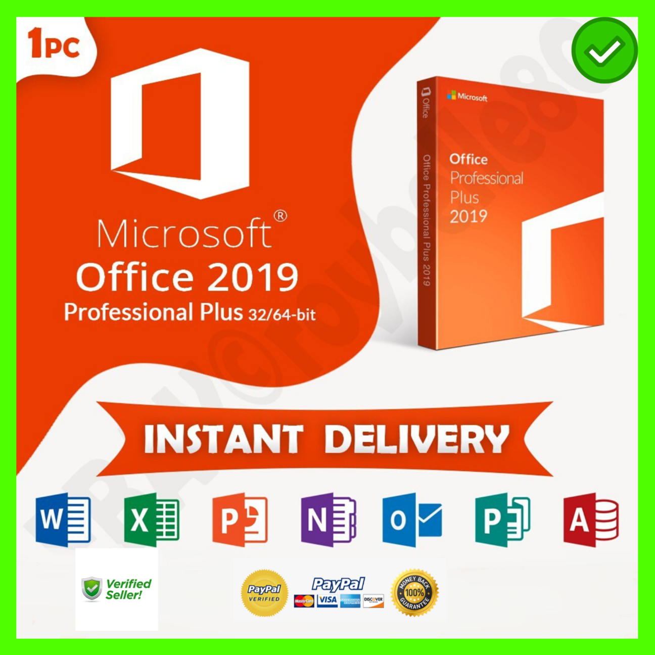 Microsoft Office 2019 Professional Plus * 32&64 bits